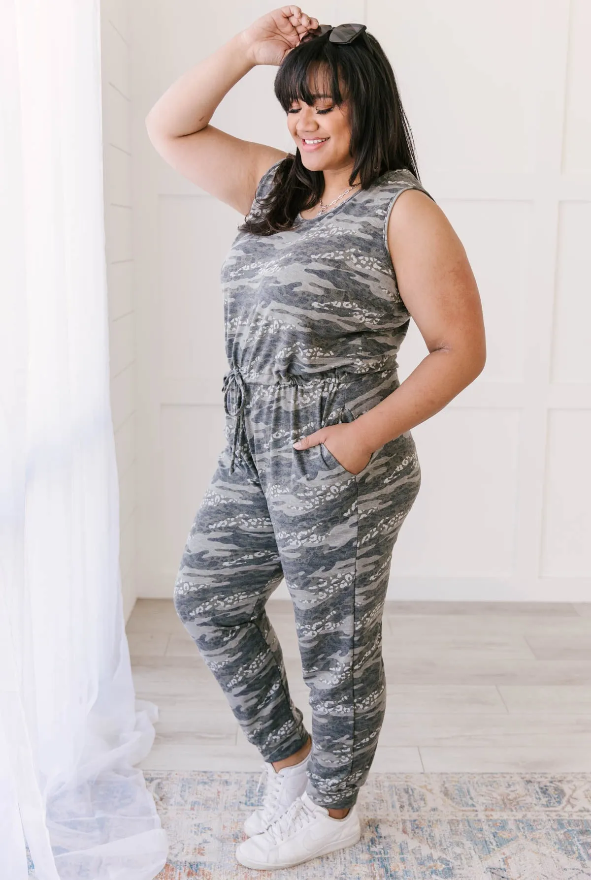 Megan Jumpsuit in Camo