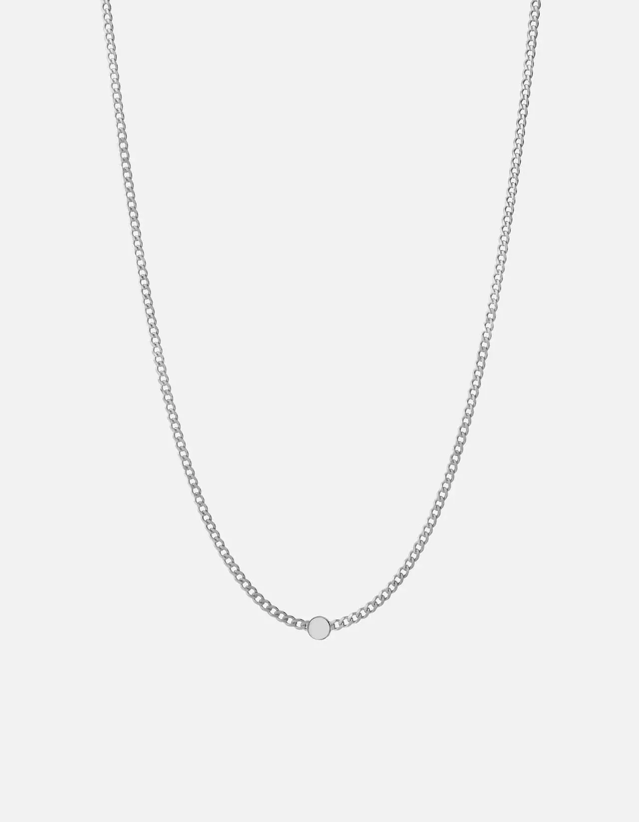 Miansai Eye of Time Blue 24"Sterling Silver Necklace