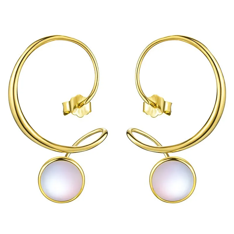 Moonstone Dangle Earrings