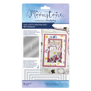 Moonstone Dies - Duo-Dotty Nesting Dies - Rectangles
