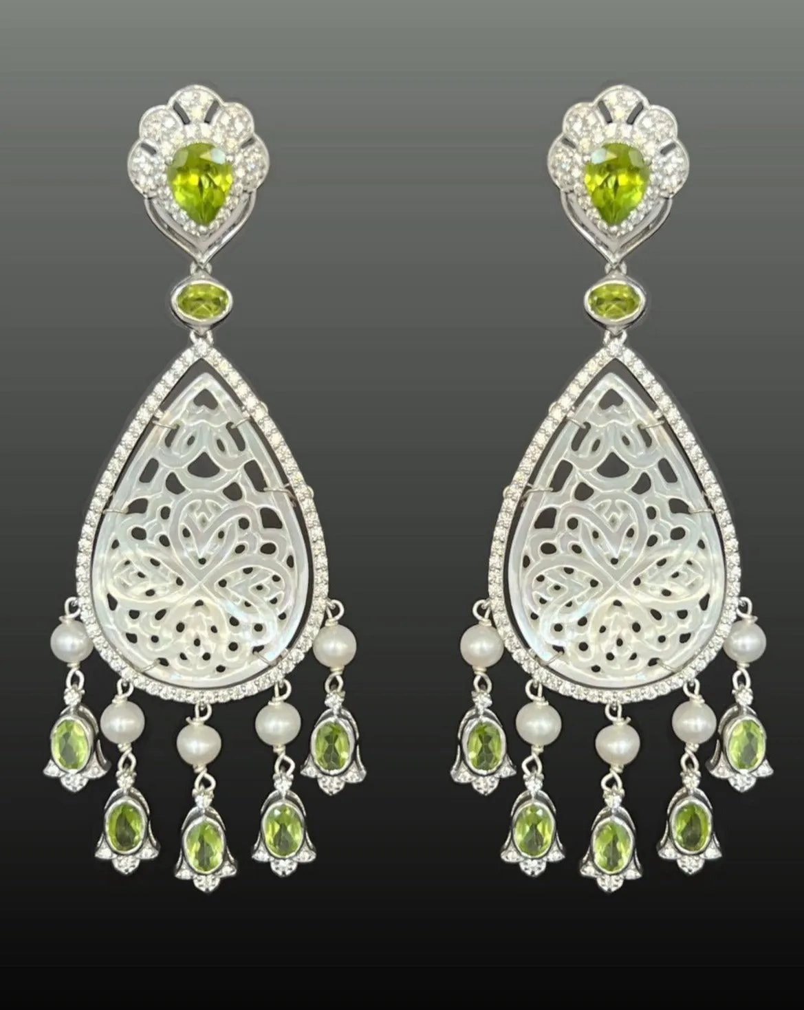 Mother Of Pearl Danglers
