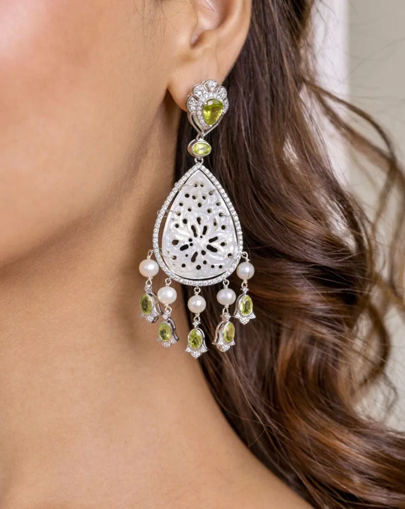 Mother Of Pearl Danglers