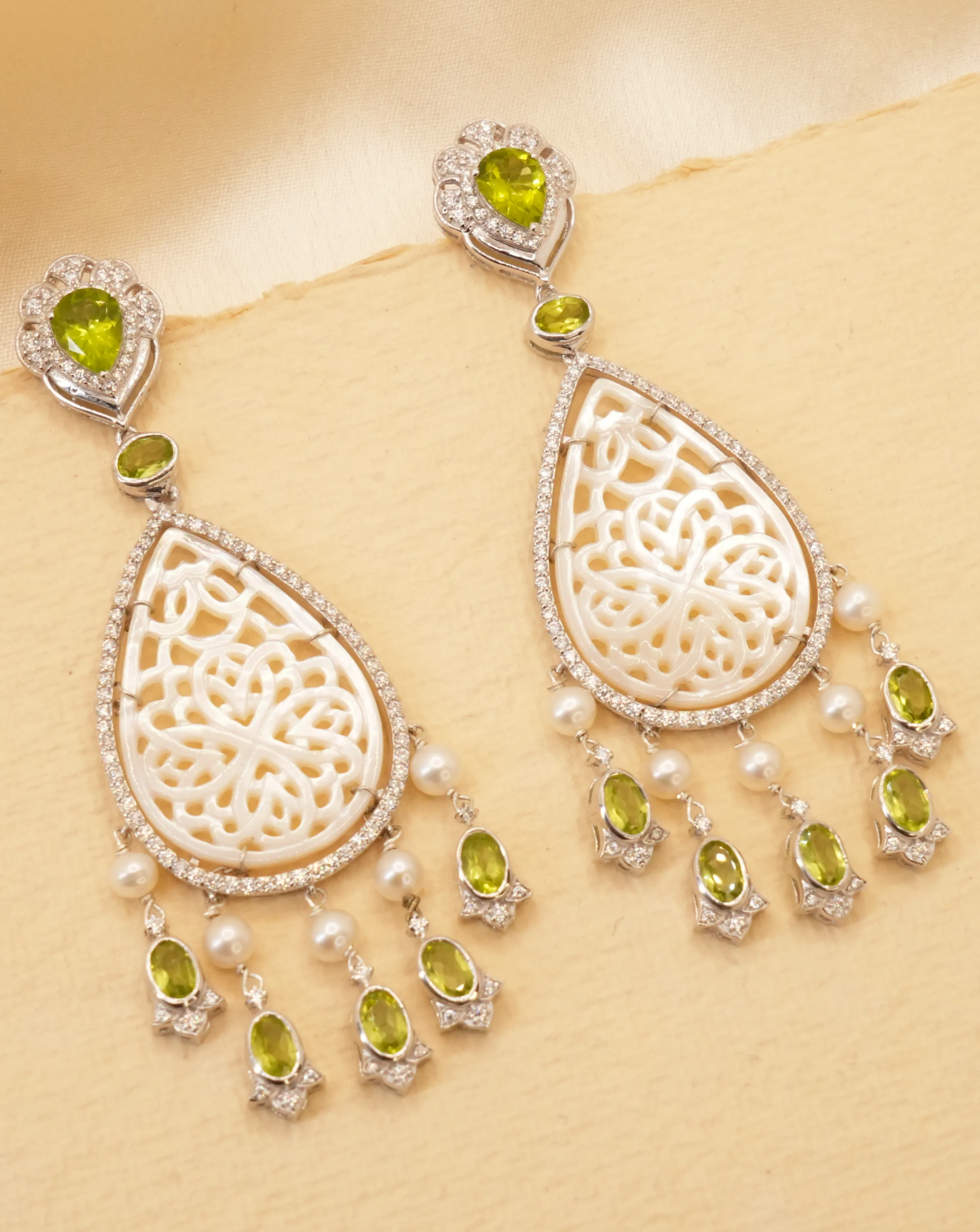 Mother Of Pearl Danglers