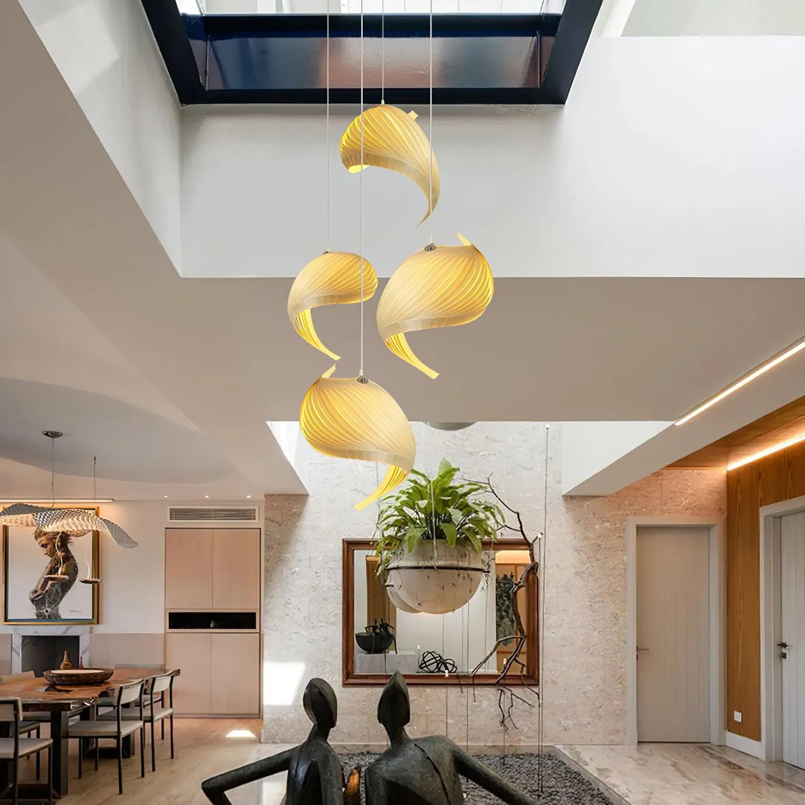 Nautilus Shell Pendant Light