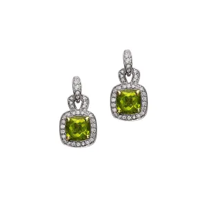 Pastel Diamond Drop Anchor Earring