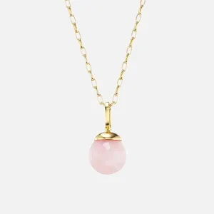 Pink Opal Charm