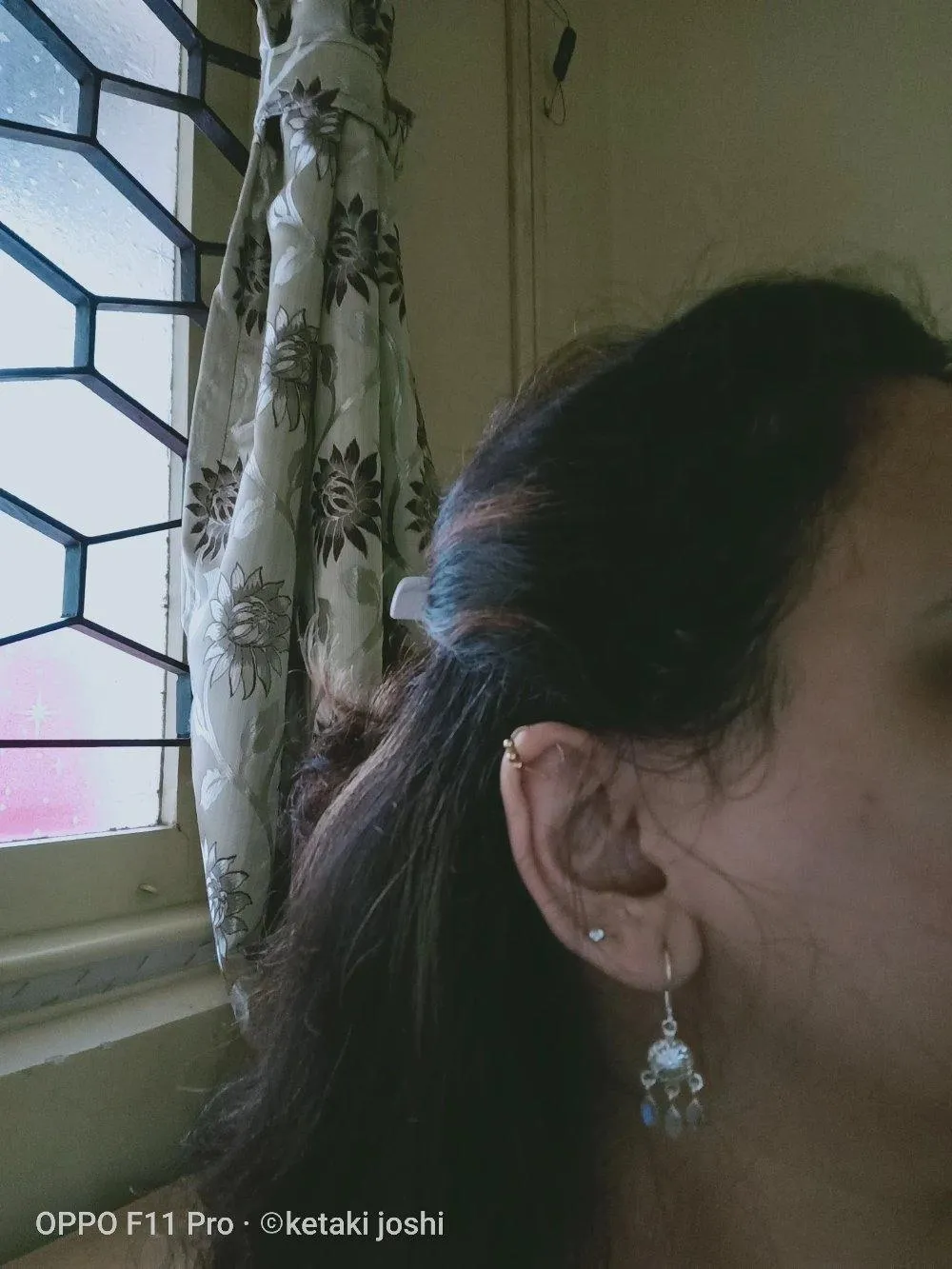 Rainbow Moonstone Chandelier Silver Earring