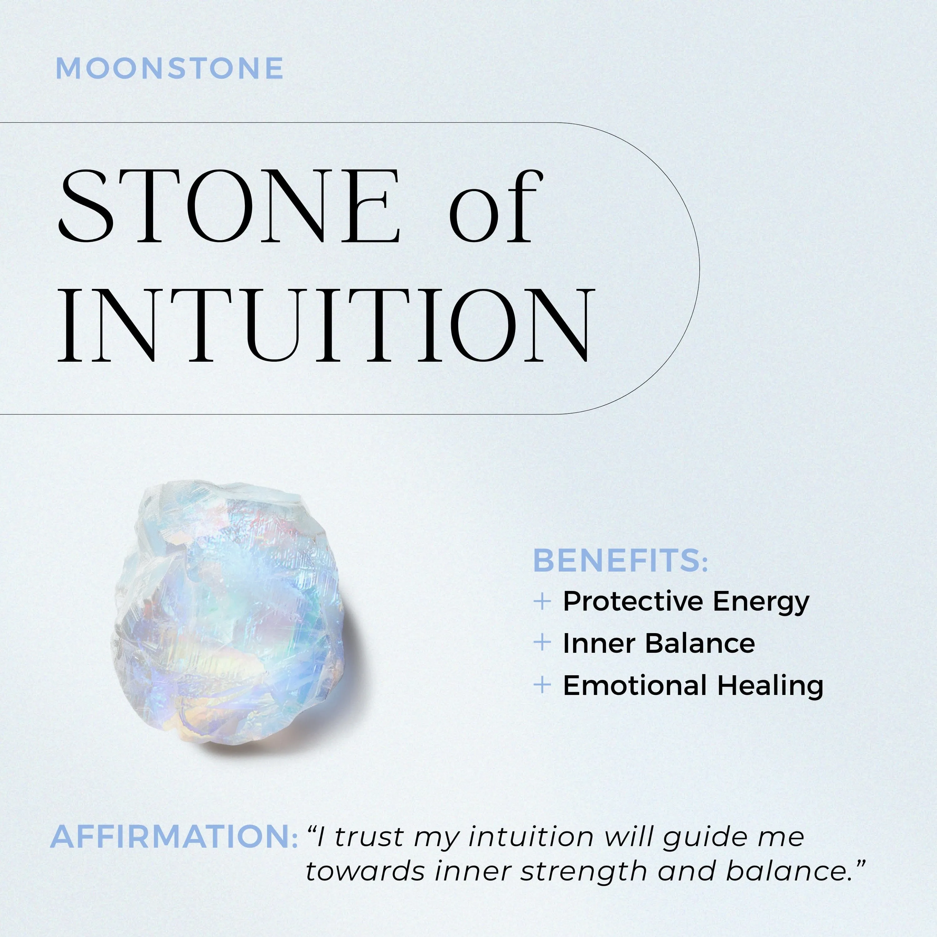 Raw Crystal Ring - Sassy Moonstone