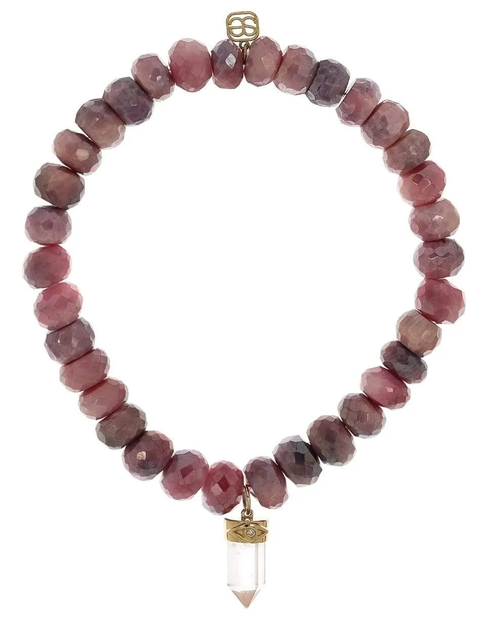 Short Stone Mystic Moonstone Bracelet