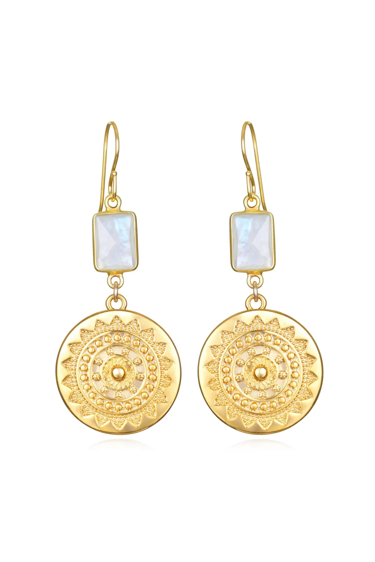 Sun Medallion Dangles