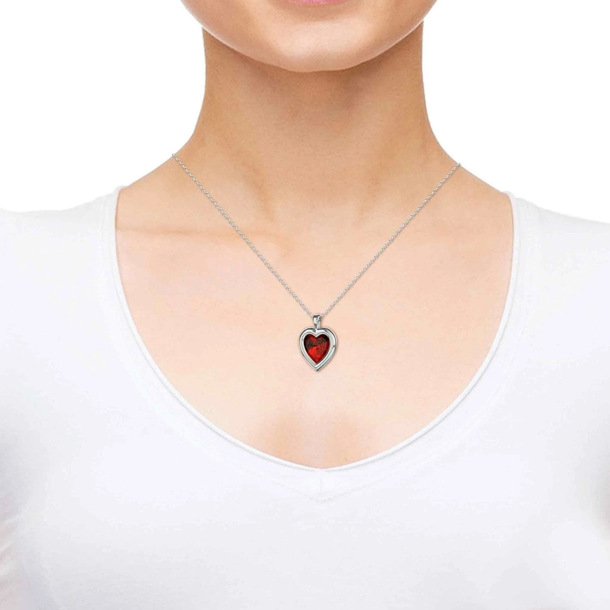 Thank You Mom, 925 Sterling Silver Necklace, Zirconia