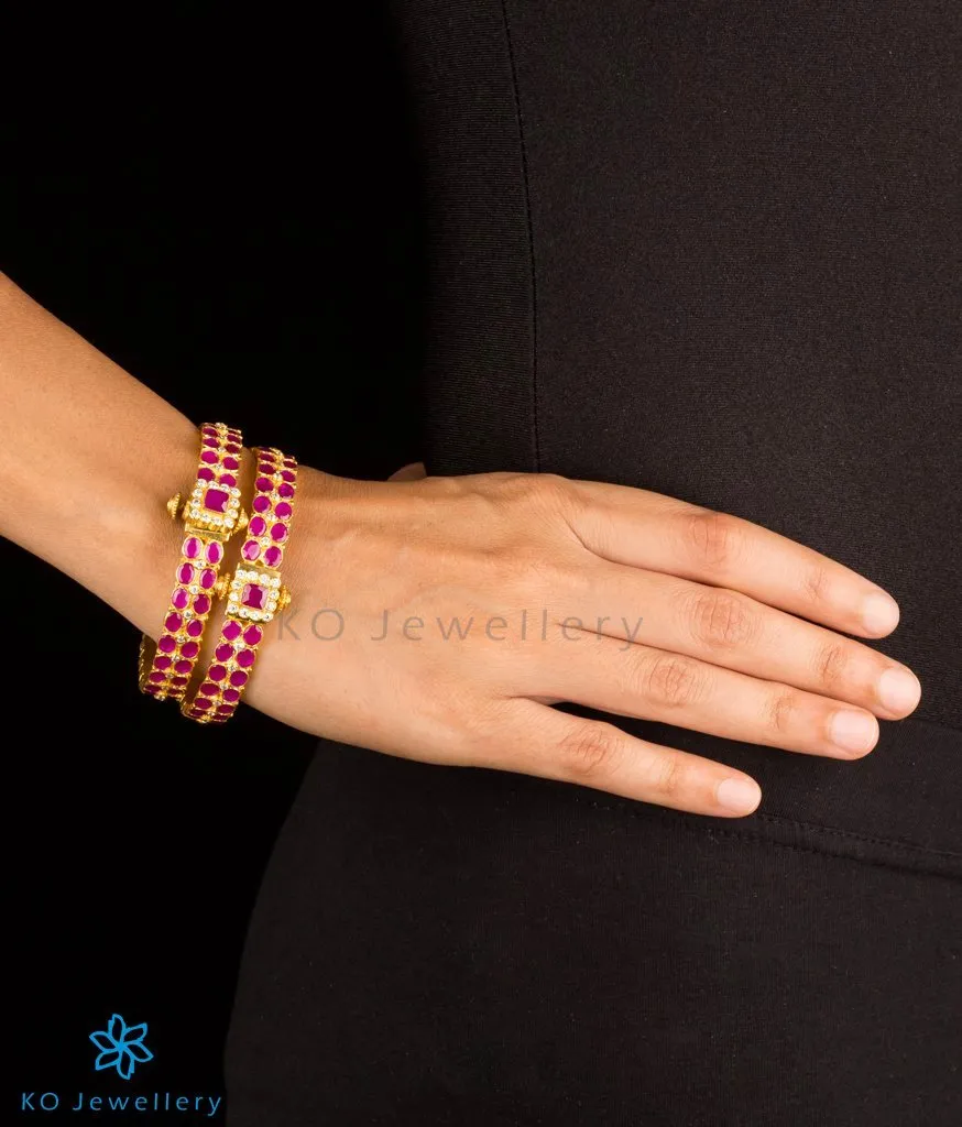 The Arunodaya Silver Kemp Bracelet(Size 2.2/2.4/2.6)