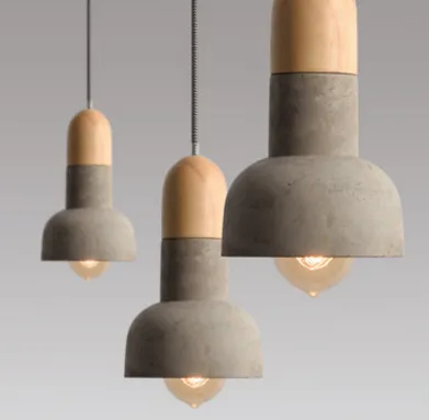 Viveca Cement Body Scandi-Industrial Style Pendant Light