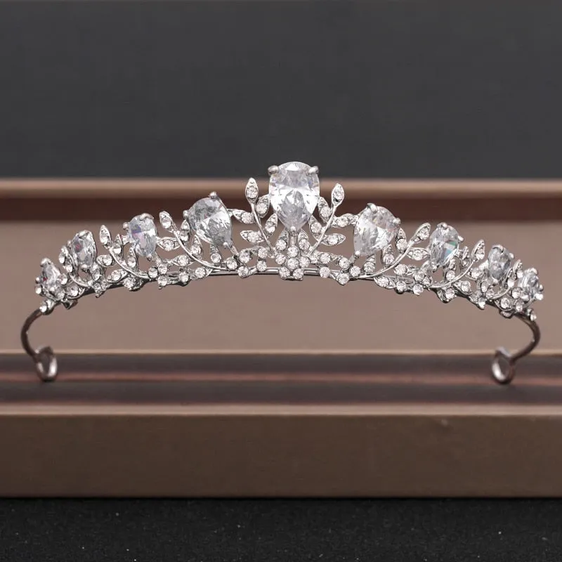 Wedding Crown Hair Jewelry Bridal Headpiece woman Baroque Rhinestones Crystal Tiaras Bride Party Crowns Wedding Hair Accessories
