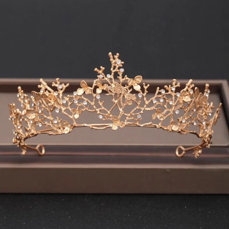 Wedding Crown Hair Jewelry Bridal Headpiece woman Baroque Rhinestones Crystal Tiaras Bride Party Crowns Wedding Hair Accessories