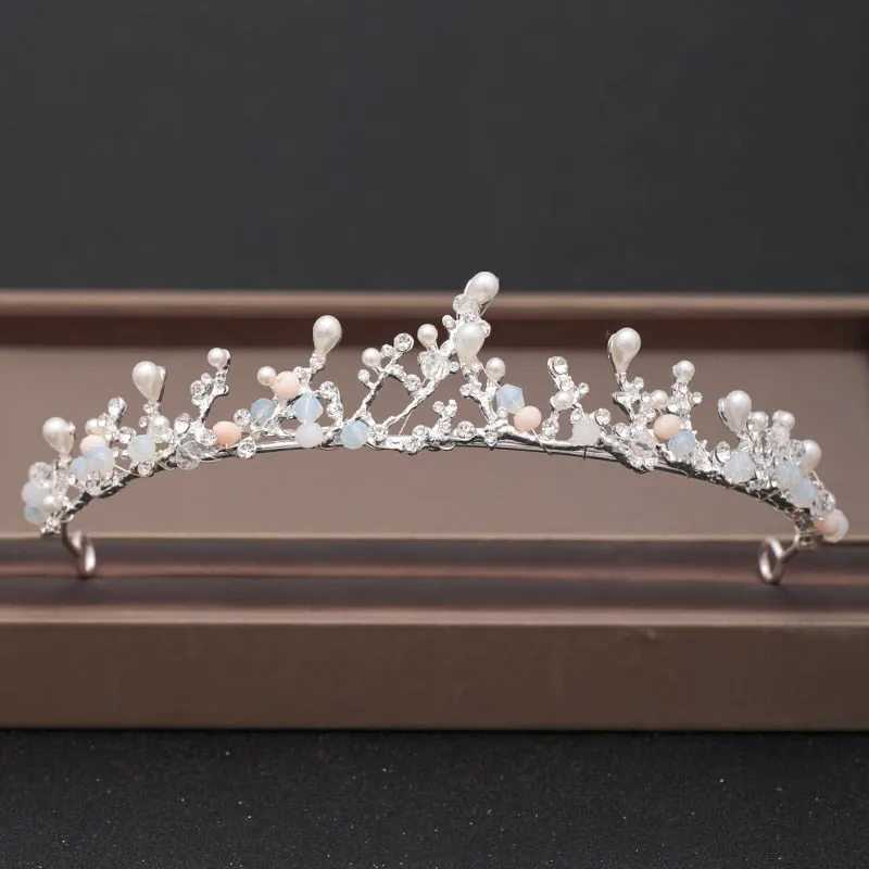Wedding Crown Hair Jewelry Bridal Headpiece woman Baroque Rhinestones Crystal Tiaras Bride Party Crowns Wedding Hair Accessories