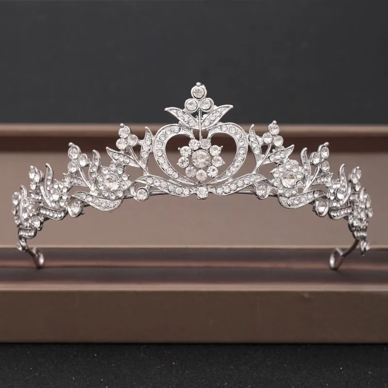 Wedding Crown Hair Jewelry Bridal Headpiece woman Baroque Rhinestones Crystal Tiaras Bride Party Crowns Wedding Hair Accessories