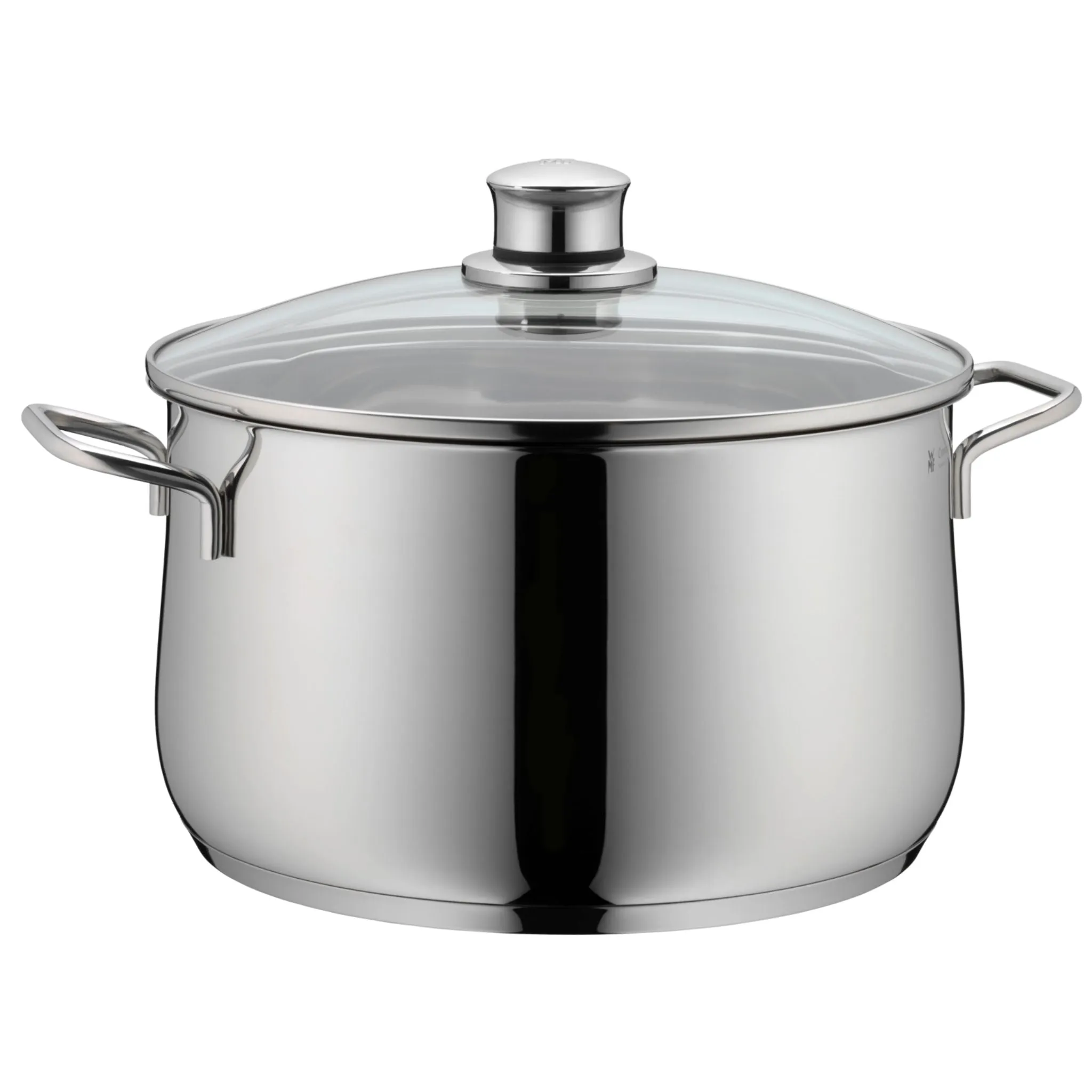 WMF 24cm Diadem PLUS High Casserole with Glass Lid   23cm Philadelphia Soup Ladle (0734256040 1166146040)